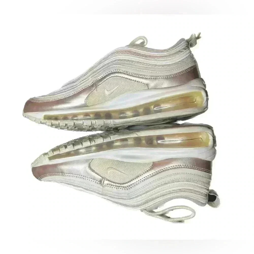Size 7Y 8.5-9WMNS Nike Air Max 97 SE Particle Beige Rose Gold - Picture 3 of 6